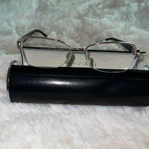 Chic Bvlgari eyeglasses.